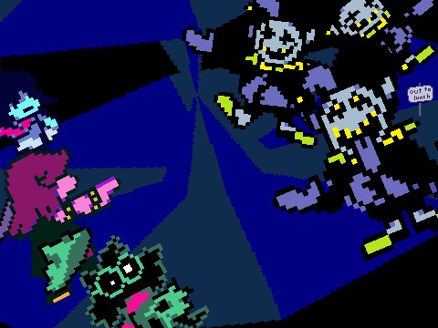 Jevil Fight sans support mode
