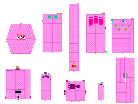 Numberblocks Band Retro 801-810 my ver.