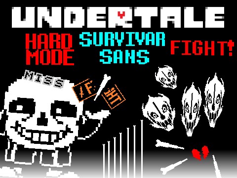 Undertale Hard Mode Sans Fight【自作】 - ニコニコ動画