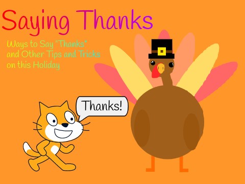 Saying Thanks