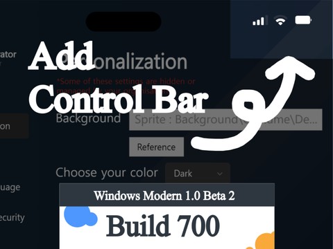 Windows Modern 1.0 Build 700