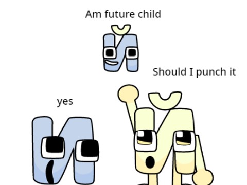 Russian Alphabet Lore Reacts to their future child 1 - TurboWarp