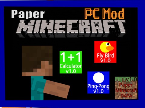 PC Mod 1.0 l Paper Minecraft v11.7