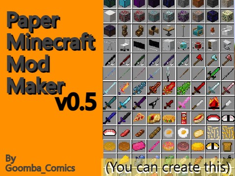 Paper minecraft mod maker v1