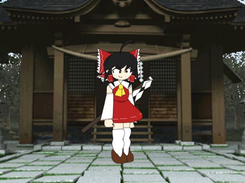 Touhou: Original Reimu Hakurei (Vector Look)