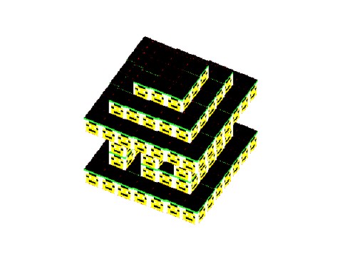 isometric appel cubes fake 3d test