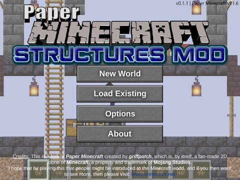 [Structures Mod] Paper Minecraft (English version) remix