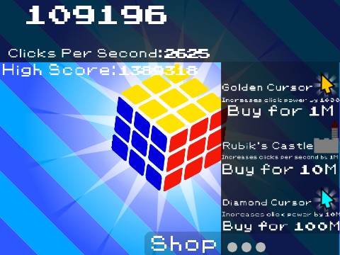 Rubik's Cube Clicker 2 [Mobile Friendly] #games #all #clicker #rubikscube