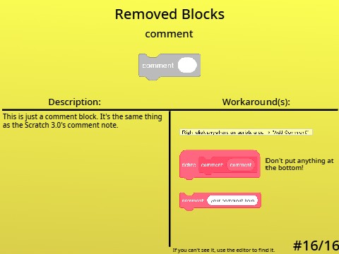 Extra (Hacked) Blocks with Workarounds