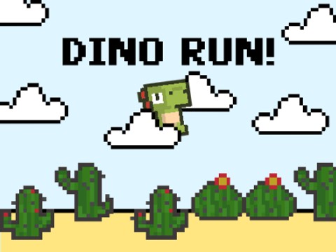 Pixilart - run dino run by indopro74