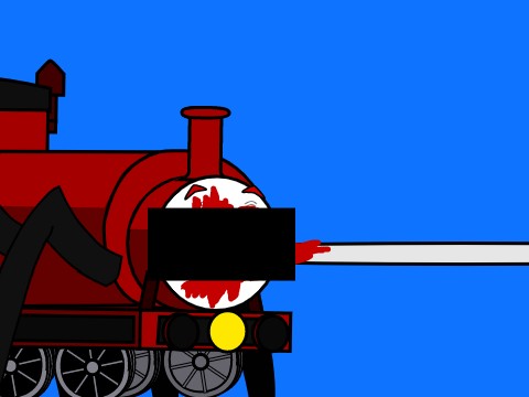 Thomas lies in front of charles (ketchup warning)