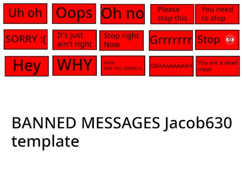 Banned messages jacob630 template