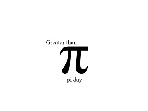 Greater than pi