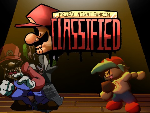 FNF | Mario Classified (Less Lag)