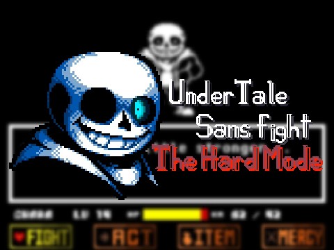 undertale sans fight the hard mode