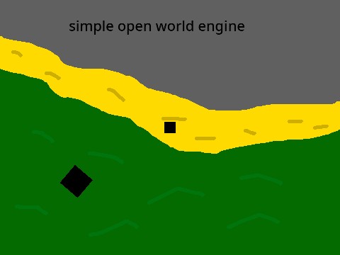 simple open world engine @eseytoremember edition