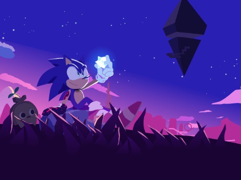 Sonic Frontiers - Animated Parallax