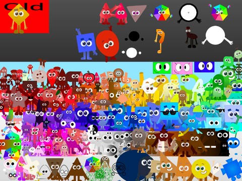 A LOT OF COLORBLOCKS