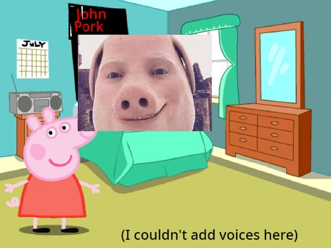 John Pork Meets Peppa Pig