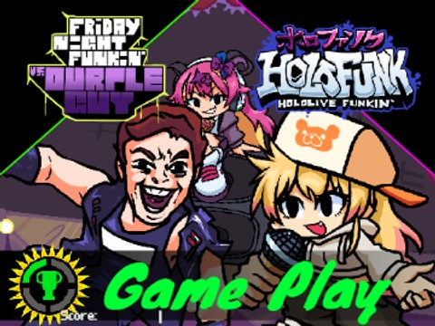 FNF Holofunk X Ourple Guy: Game Play