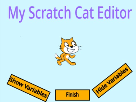 Scratch Cat editor