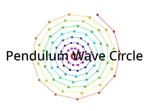 Pendulum Wave Circle | 100 Points