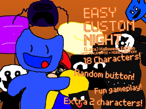 [- HOT-FIX UPDATE -] Easy Custom Night (Late) Halloween Edition