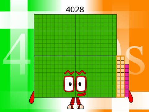 Numberblock The Rest of 4020s