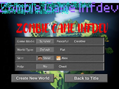 Zombie Game Minecraft Edition INFDEV ...