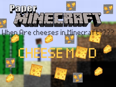 Paper Minecraft Cheese Mod mobile