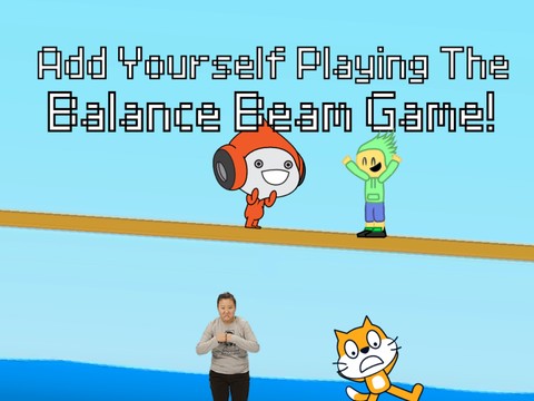 Add Yourself Playing The Balance Beam Game! Def
