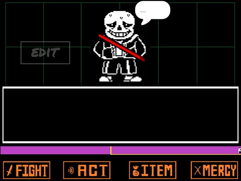 Hard Mode Sans Fight