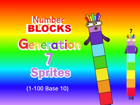 Numberblocks Gen 7 Sprites!!! (1-1T)