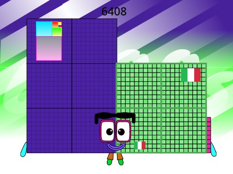 Numberblock The Rest of 6400s