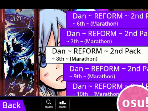 Osu! Mania V3 | Dan Courses 6-10