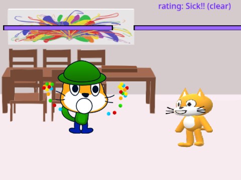 Sugar rush! fnf scratch cool engine 1.3.7