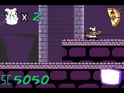 (V0.7) Pizza Tower Advance On Game Boy Advance