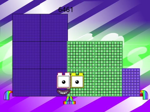 Numberblock The Rest of 6460s