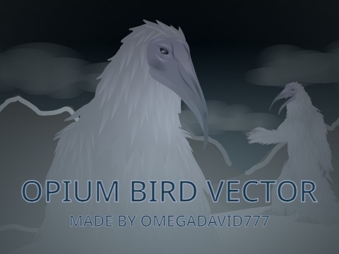 Opium/Erosion Bird Vector