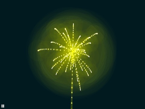 Realistic fireworks