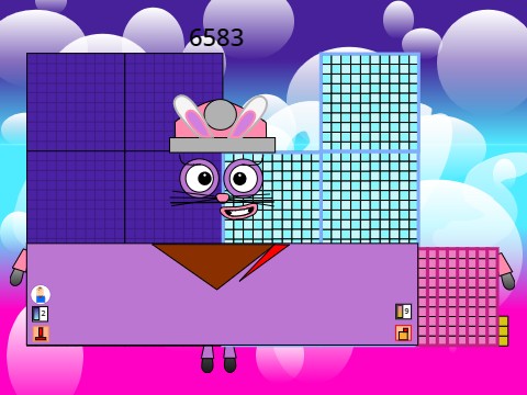 Numberblock The Rest of 6580s