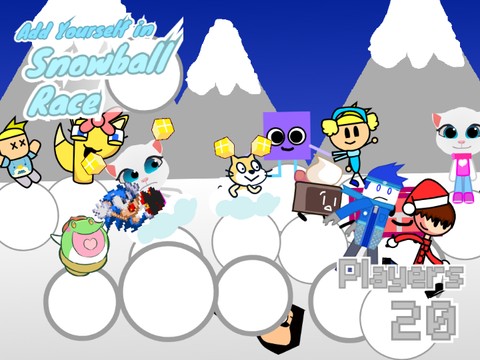 AY in Snowball Race! [ Remix 10 | 20 Players ]