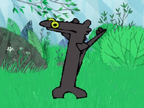 Toothless dancing meme