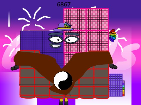 Numberblock The Rest of 6860s