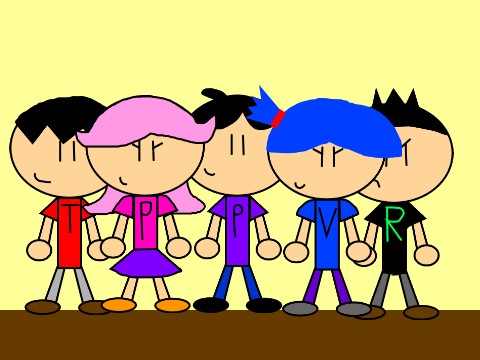 Trollsome, Polly, Philip, Violet and Rai