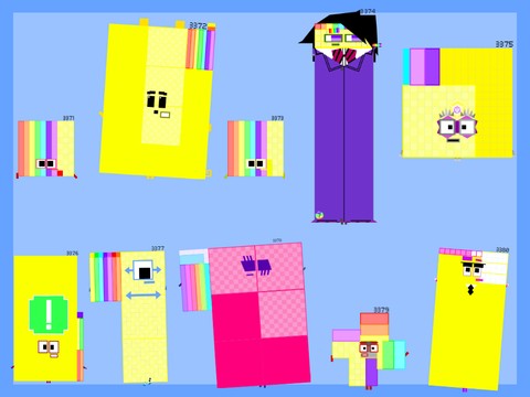 Numberblocks band retro 3371-3380