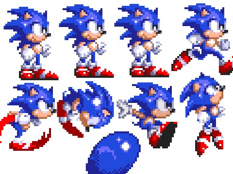 32-bit Sonic 3 Sprites