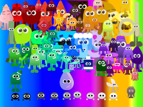 Colourblocks band new colour and old colour (Logic with coding ...