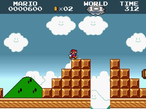 Super Mario Bros but rtx on.