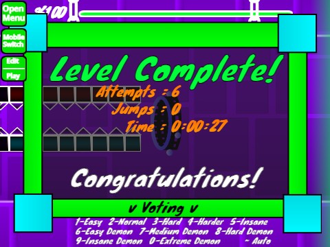 im quitting making horrible levels that is or at least try